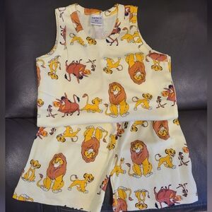 Boys Lion King Sleeveless Short